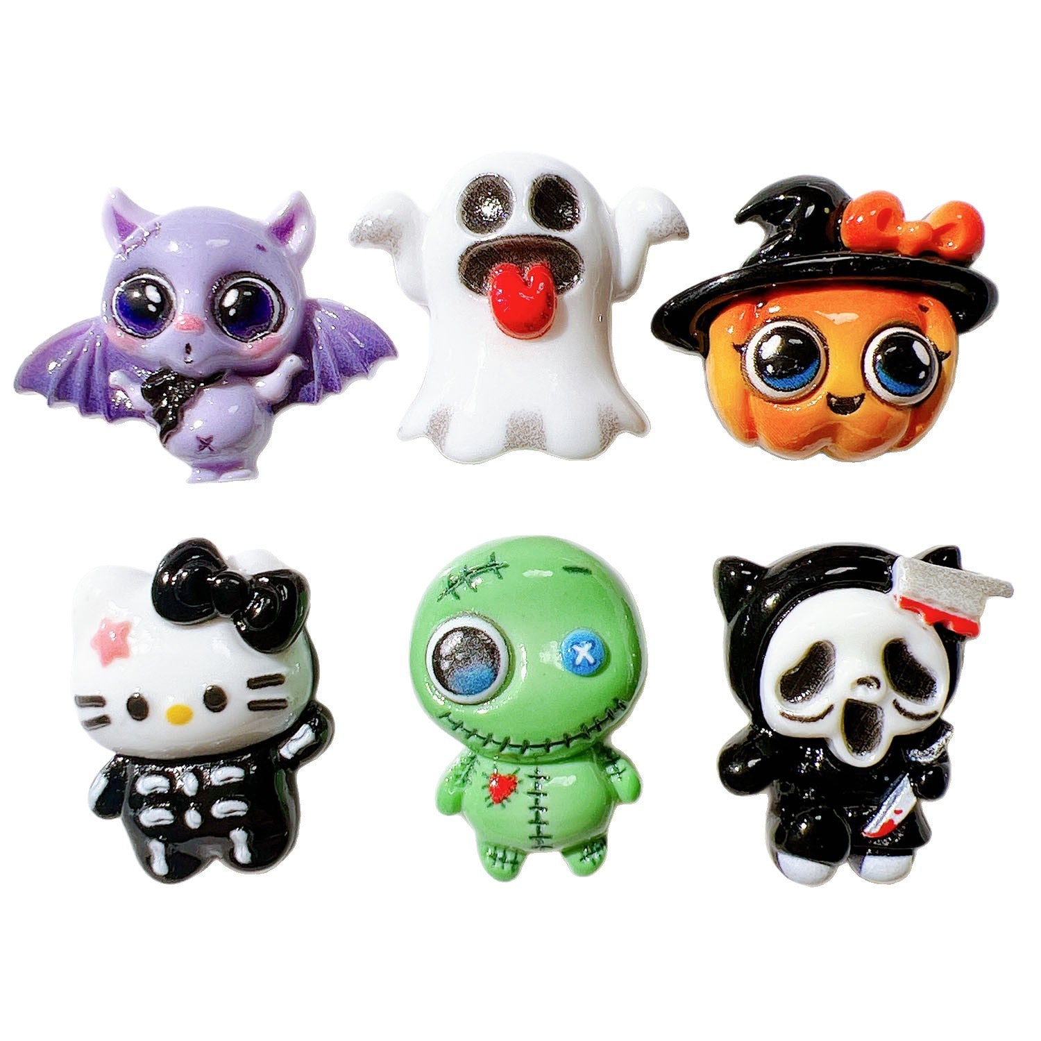 Wholesale 20pcs/pack resin  diy accessories handmade material shoes flower  ghost